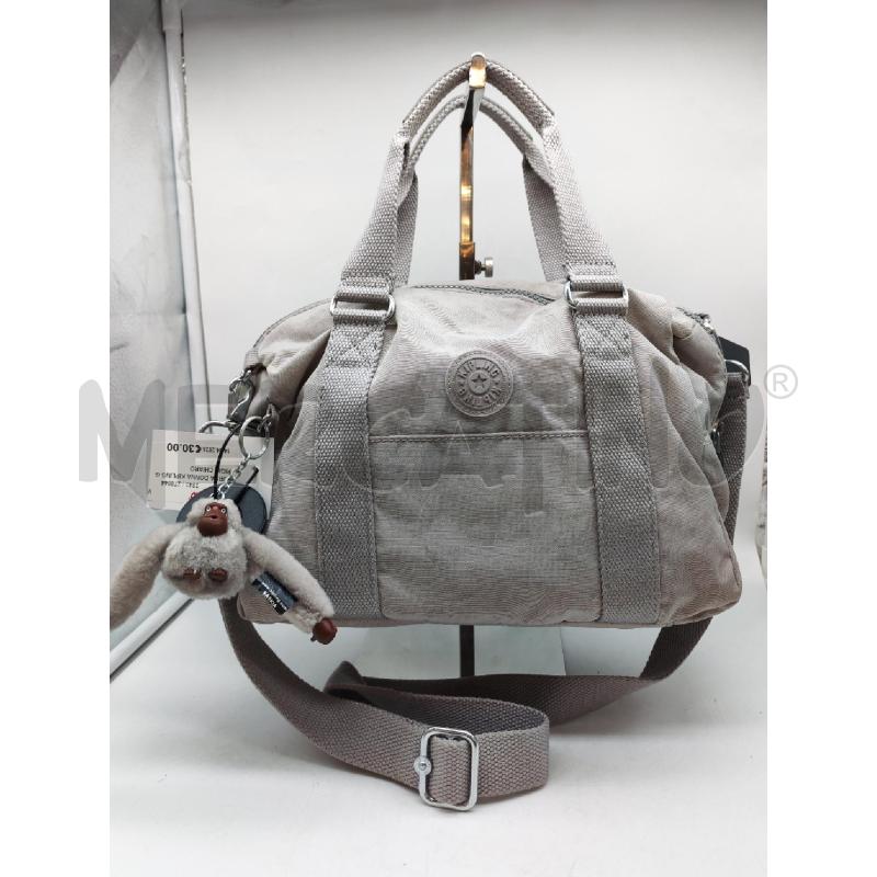 BORSA DONNA KIPLING GRIGIO CHIARO | Mercatino dell'Usato Mestre 1
