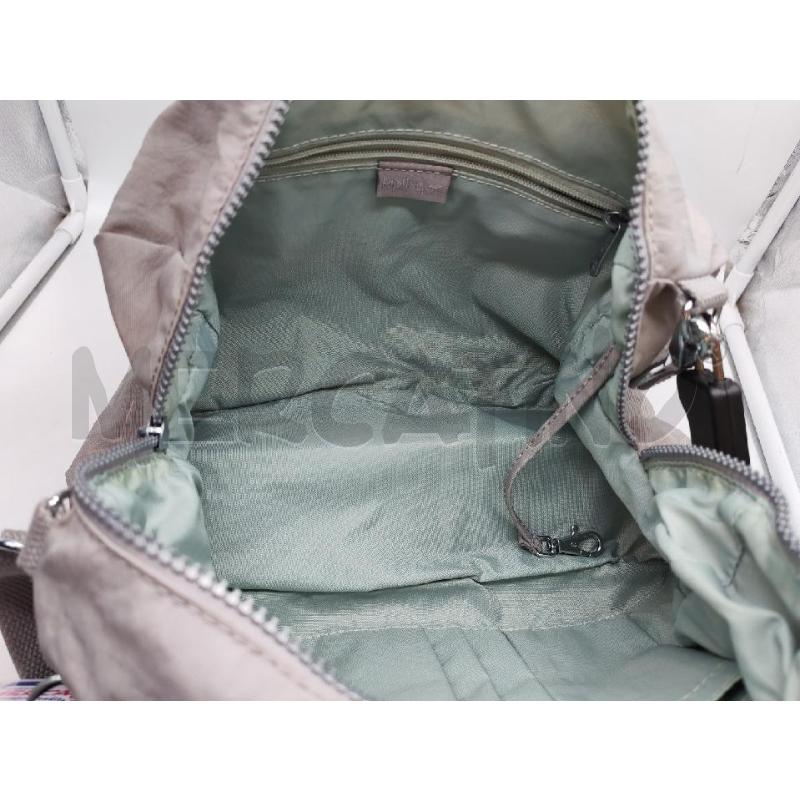 BORSA DONNA KIPLING GRIGIO CHIARO | Mercatino dell'Usato Mestre 4