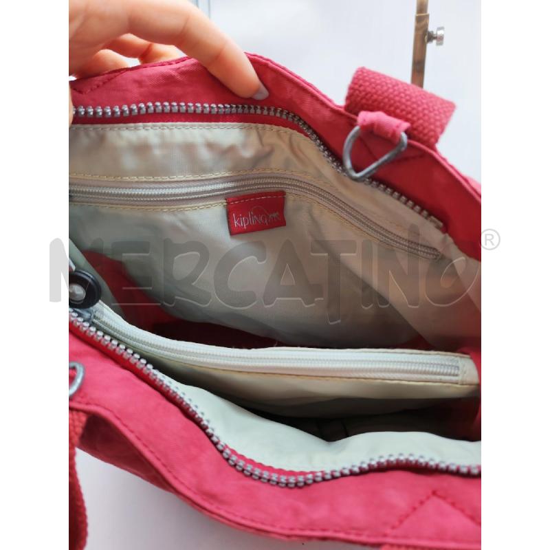 BORSA DONNA KIPLING ROSSA | Mercatino dell'Usato Mestre 3