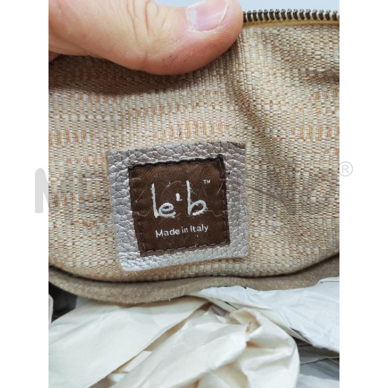 BORSA DONNA LE'B DORATA IN PELLE | Mercatino dell'Usato Mestre 2