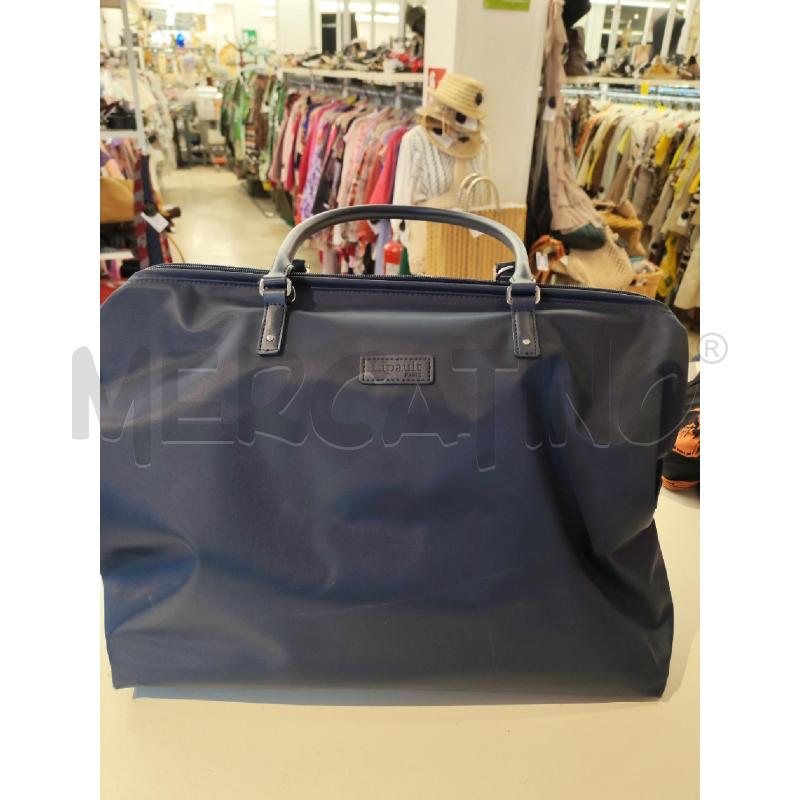 BORSA DONNA LIPAULT PARIS BLU NOTTE IMPERMEABILE | Mercatino dell'Usato Mestre 1