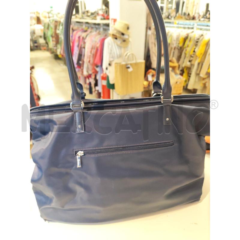 BORSA DONNA LIPAULT PARIS BLU NOTTE IMPERMEABILE | Mercatino dell'Usato Mestre 3