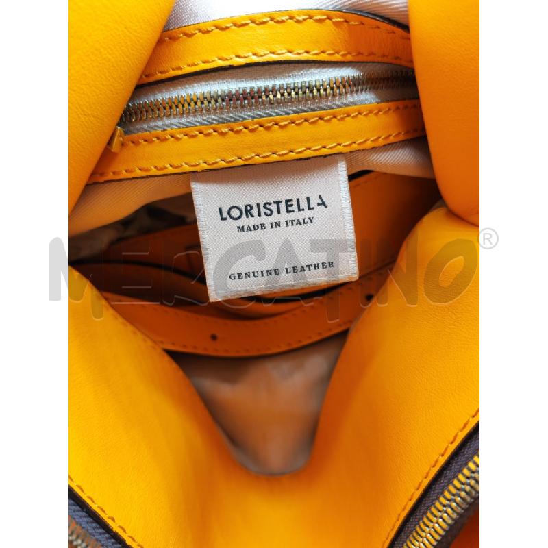 BORSA DONNA LORISTELLA VERA PELLE ARANCIONE | Mercatino dell'Usato Mestre 3