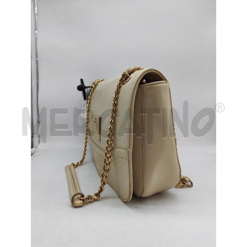BORSA DONNA LOVE MOSCHINO BIANCA CATENA DORATA | Mercatino dell'Usato Mestre 1