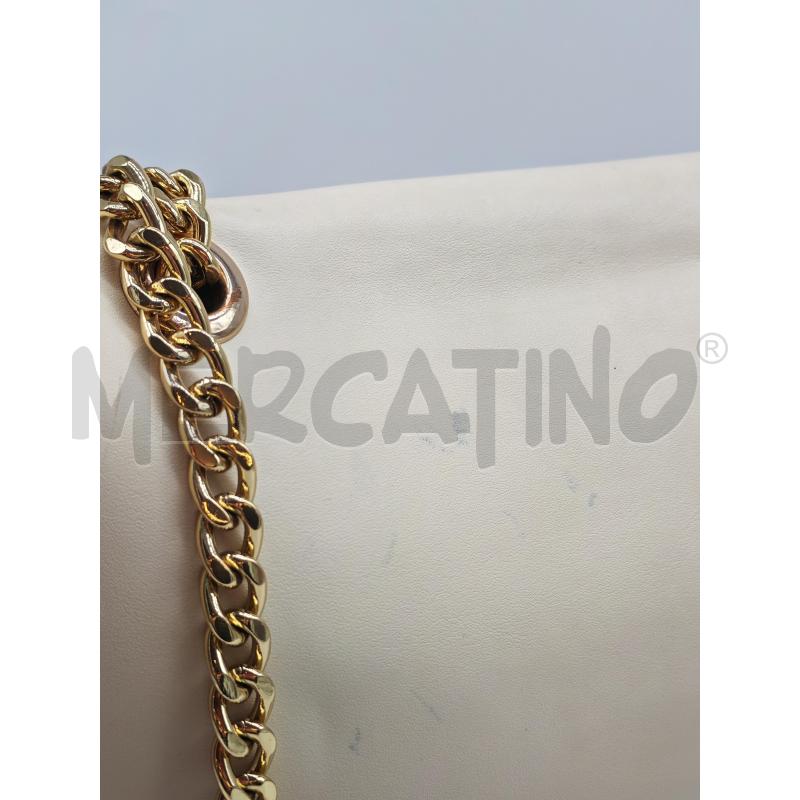 BORSA DONNA LOVE MOSCHINO BIANCA CATENA DORATA | Mercatino dell'Usato Mestre 3