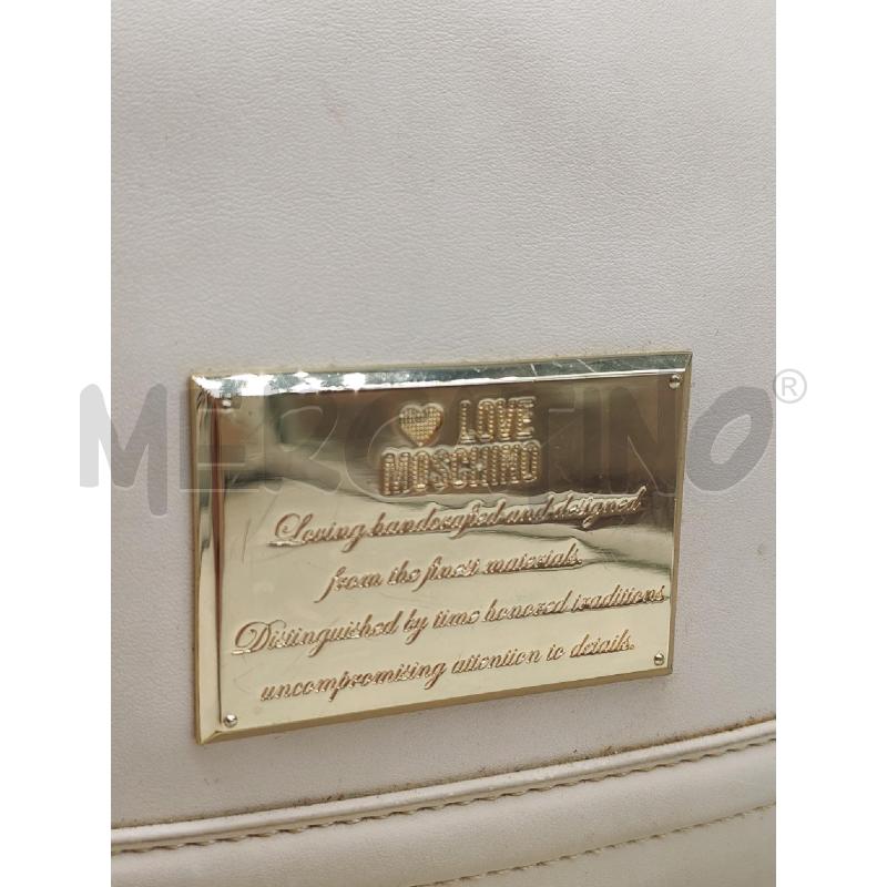 BORSA DONNA LOVE MOSCHINO BIANCA CATENA DORATA | Mercatino dell'Usato Mestre 4