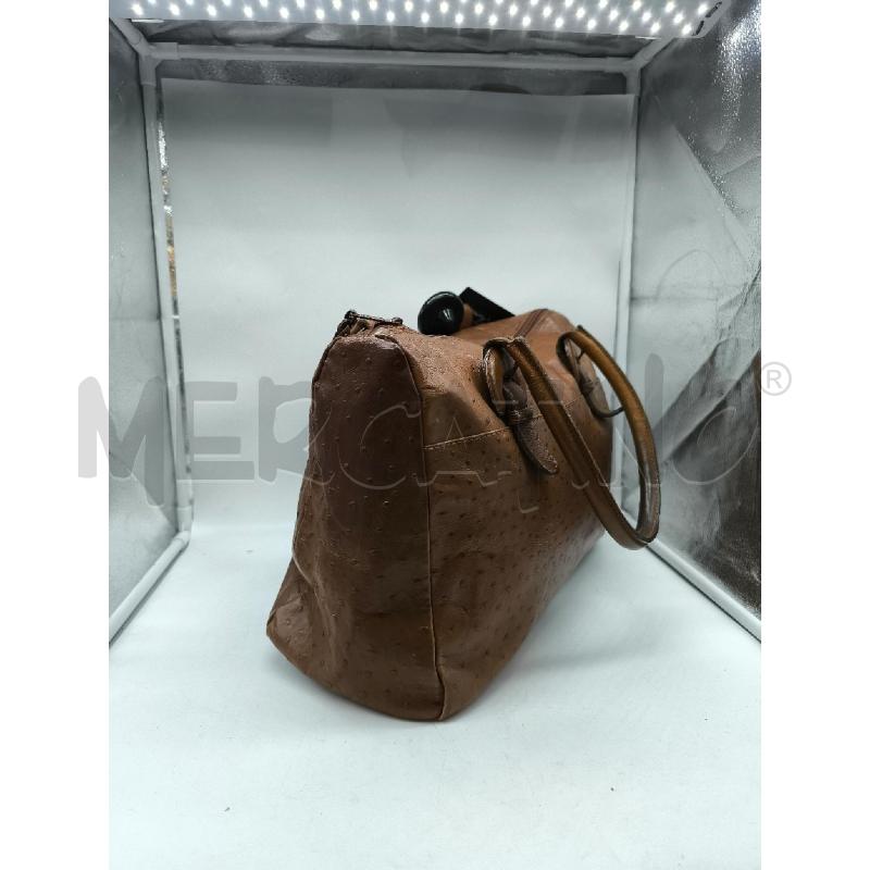 BORSA DONNA MALIPARMI VERA PELLE MARRONE | Mercatino dell'Usato Mestre 2