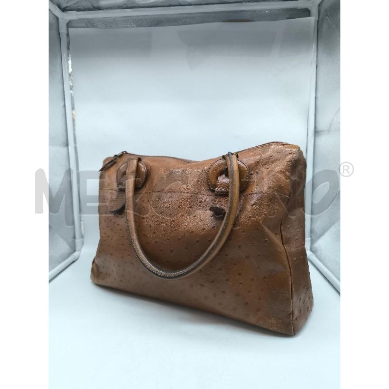 BORSA DONNA MALIPARMI VERA PELLE MARRONE | Mercatino dell'Usato Mestre 5