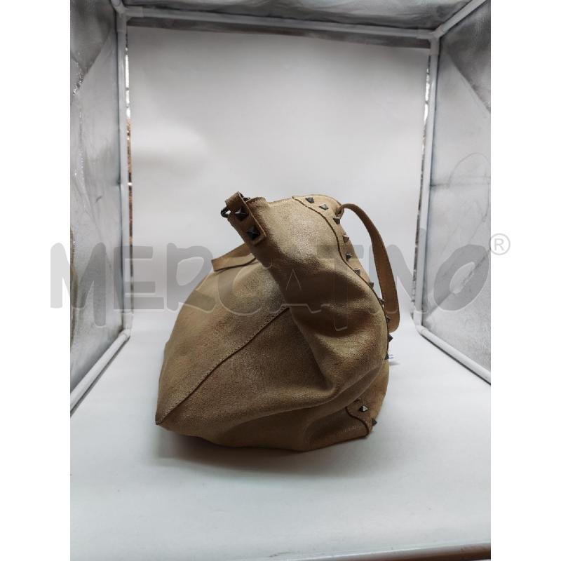 BORSA DONNA MARC ELLIS BEIGE BORCHIETTE A PUNTA | Mercatino dell'Usato Mestre 2