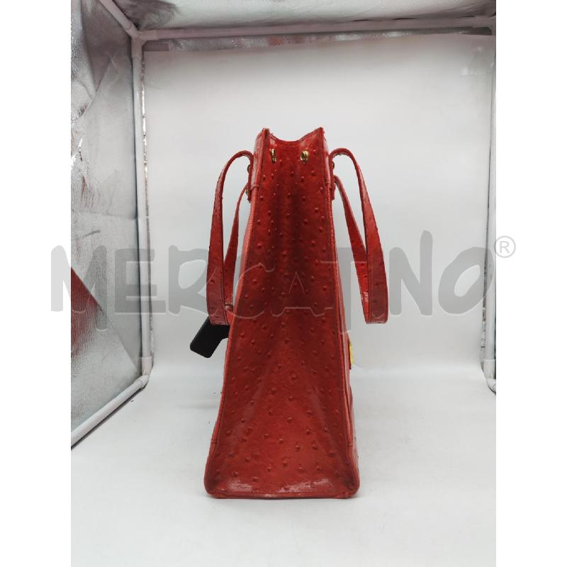 BORSA DONNA MARIO VALENTINO ROSSA MARTELLATA | Mercatino dell'Usato Mestre 2