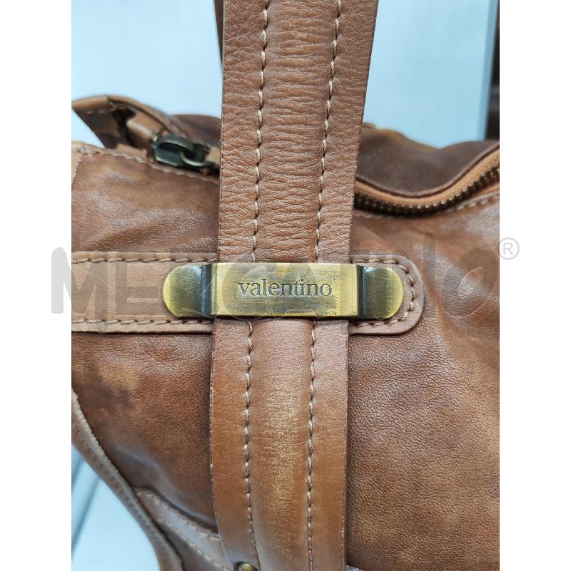 BORSA DONNA MARIO VALENTINO VERA PELLE MARRONE | Mercatino dell'Usato Mestre 2