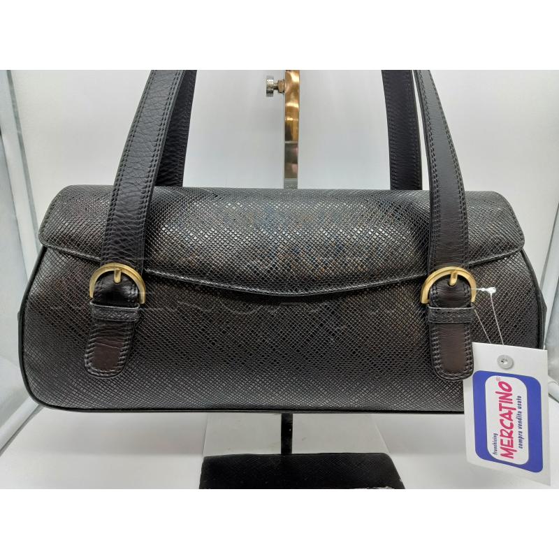 Borsa nera sale e marrone