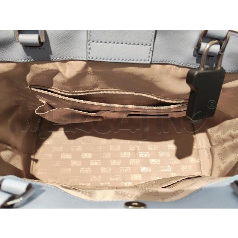 BORSA DONNA MICHAEL KORS AZZURRA | Mercatino dell'Usato Mestre 3