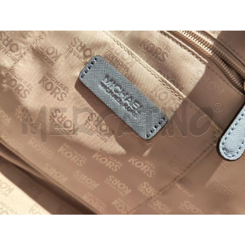 BORSA DONNA MICHAEL KORS AZZURRA | Mercatino dell'Usato Mestre 4