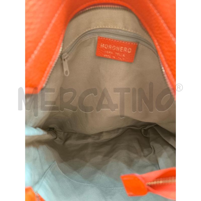 BORSA DONNA MORONERO VERA PELLE ARANCIONE | Mercatino dell'Usato Mestre 4