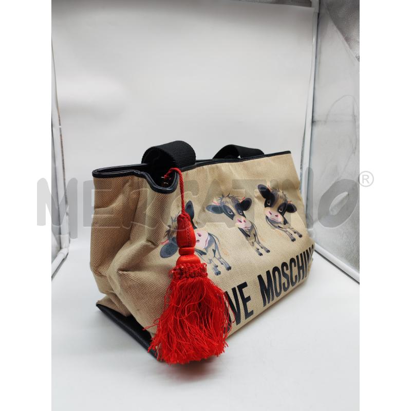 BORSA DONNA MOSCHINO IN TESSUTO MUCCHE | Mercatino dell'Usato Mestre 2