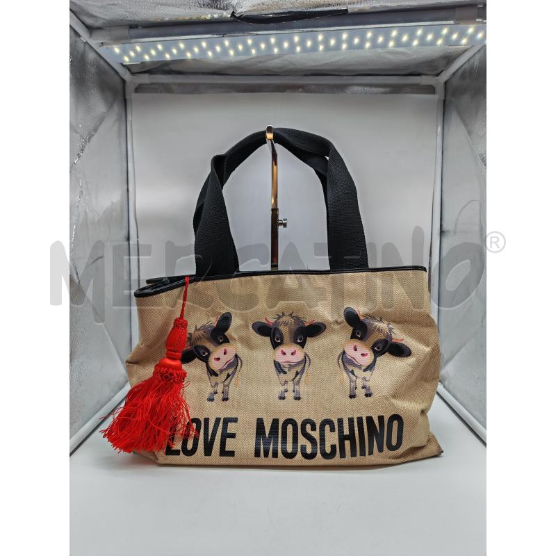 BORSA DONNA MOSCHINO IN TESSUTO MUCCHE | Mercatino dell'Usato Mestre 5