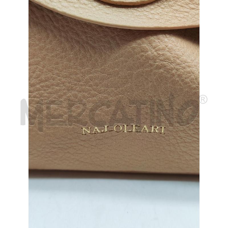 BORSA DONNA NAJOLEARI BEIGE DETTAGLI DORATI  | Mercatino dell'Usato Mestre 2