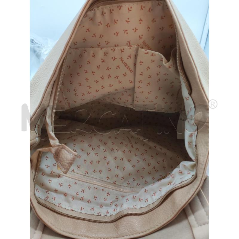 BORSA DONNA NAJOLEARI BEIGE DETTAGLI DORATI  | Mercatino dell'Usato Mestre 5