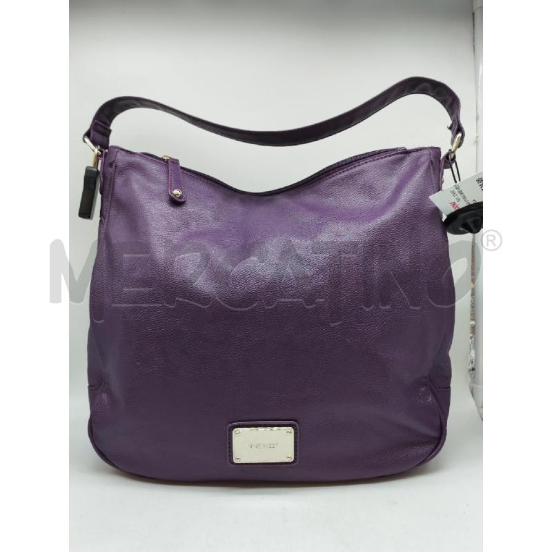 BORSA DONNA NINE WEST VIOLA  | Mercatino dell'Usato Mestre 1
