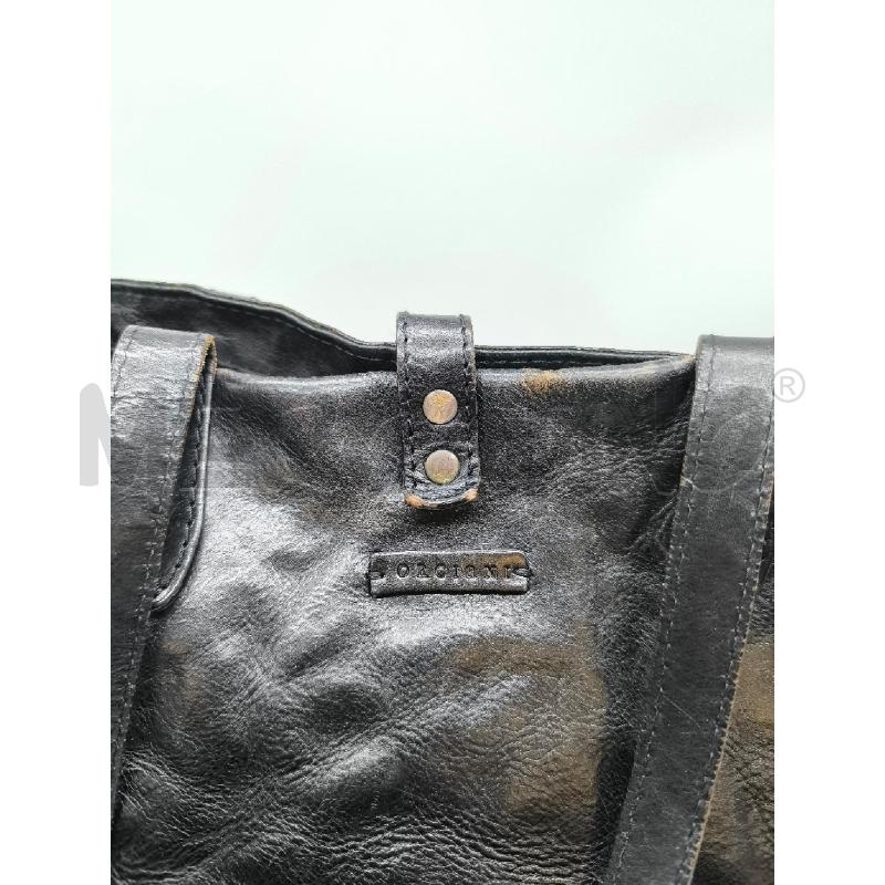 BORSA DONNA ORCIANI NERA PELLECON APPLICAZIONI | Mercatino dell'Usato Mestre 4