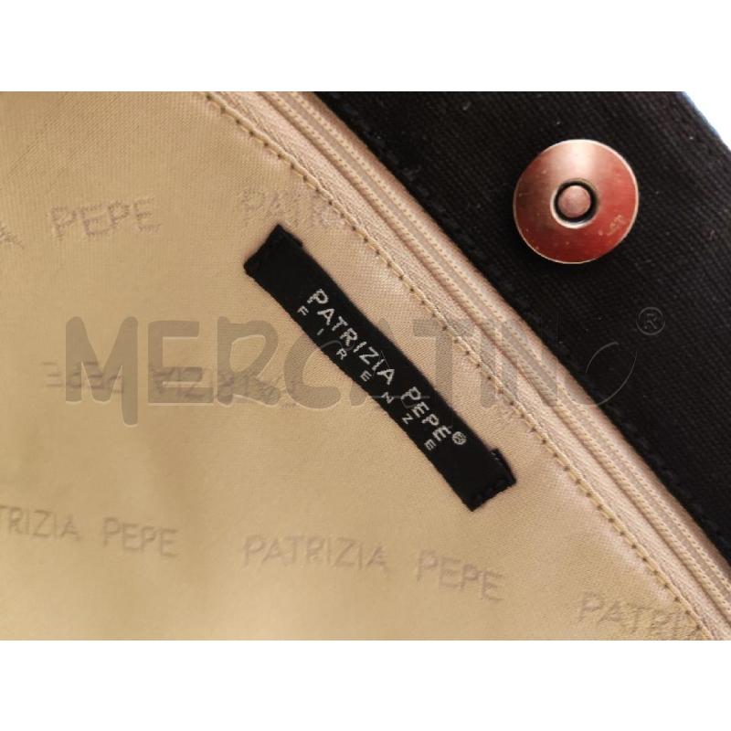 BORSA DONNA PATRIZIA PEPE NERA FASCIA FUCSIA BLU GIALLA | Mercatino dell'Usato Mestre 3