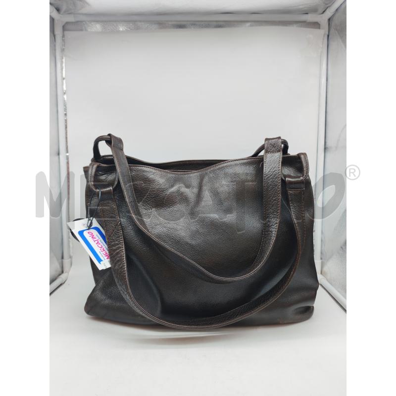 BORSA DONNA PELLE MARRONE | Mercatino dell'Usato Mestre 1
