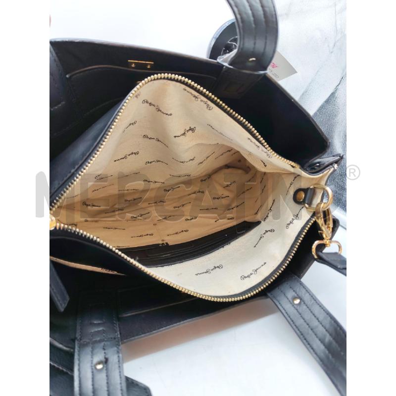 BORSA DONNA PEPEJEANS NERA GRANDE 3 TASCHE | Mercatino dell'Usato Mestre 5