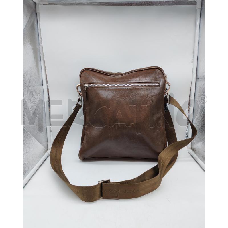 BORSA DONNA PIQUADRO MARRONE TASCHE ANTERIORI | Mercatino dell'Usato Mestre 4