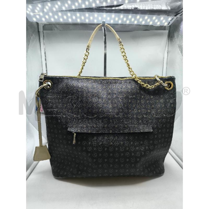 BORSA DONNA POLLINI NERA CATENA  | Mercatino dell'Usato Mestre 1