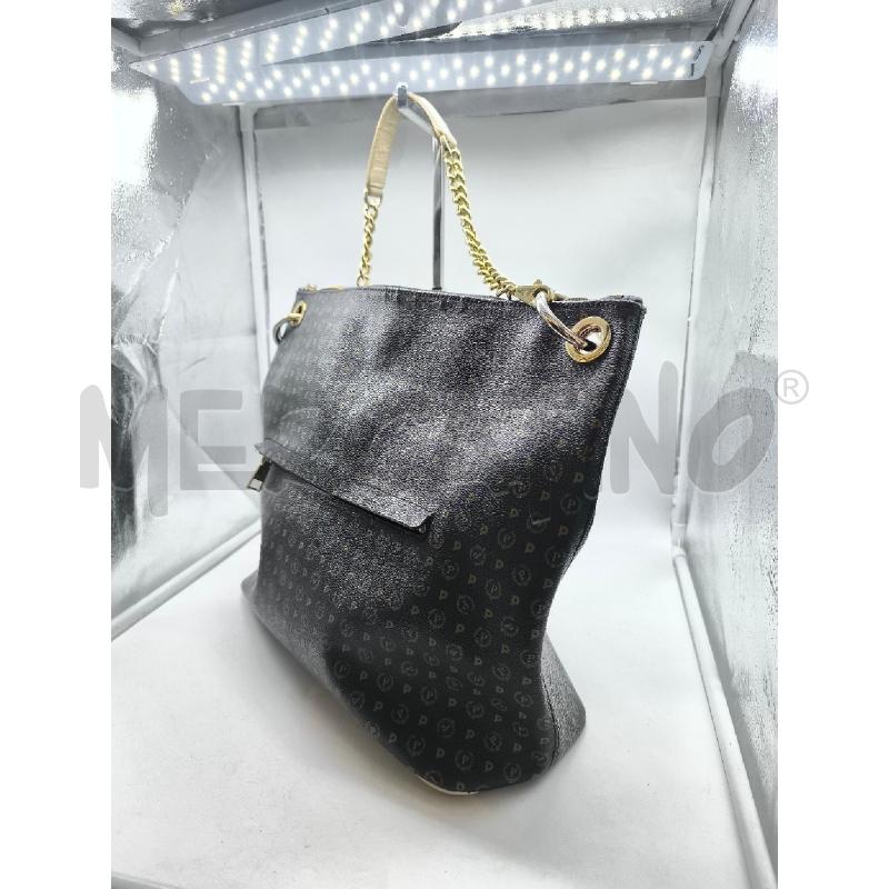 BORSA DONNA POLLINI NERA CATENA  | Mercatino dell'Usato Mestre 4