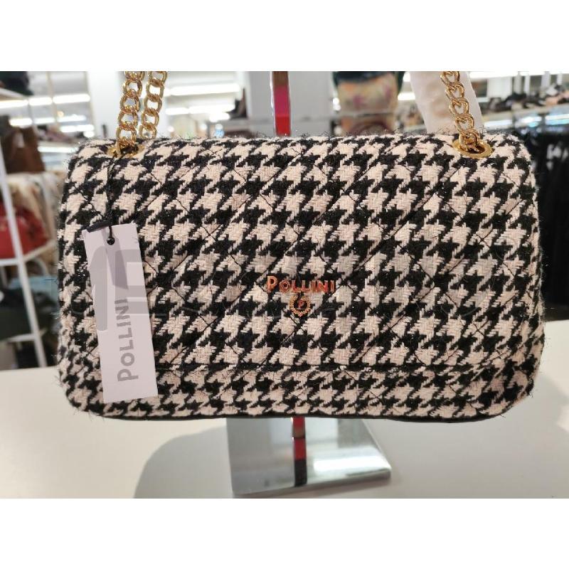 BORSA DONNA POLLINI PEDIPOULE BIANCO E NERO | Mercatino dell'Usato Mestre 2