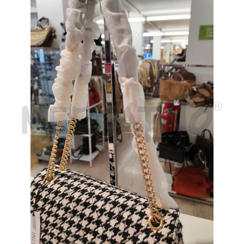 BORSA DONNA POLLINI PEDIPOULE BIANCO E NERO | Mercatino dell'Usato Mestre 3