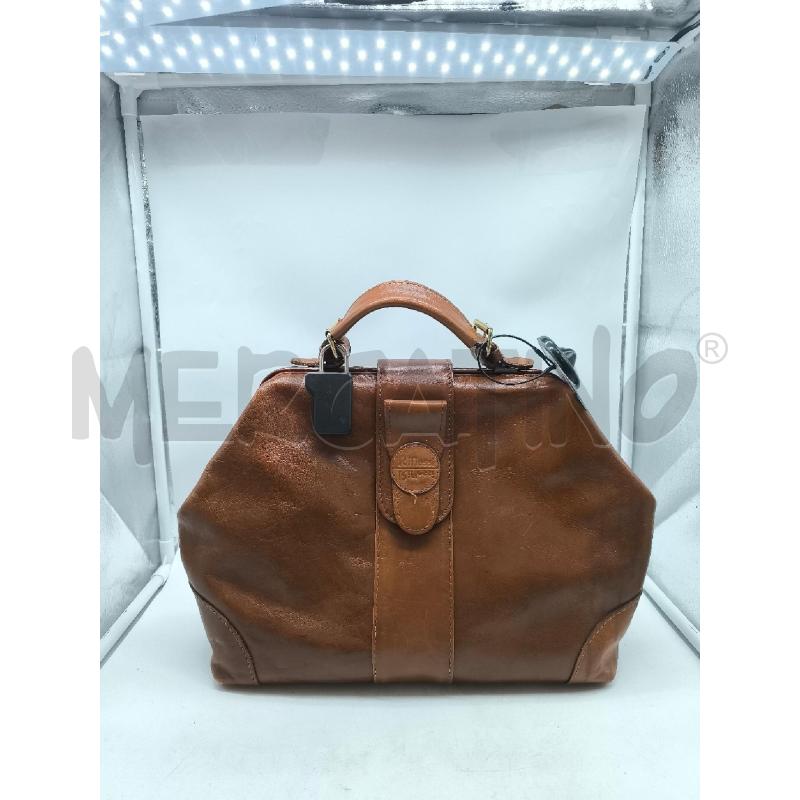 BORSA DONNA RIFLESSI MARRONE IN PELLEA MANO | Mercatino dell'Usato Mestre 1
