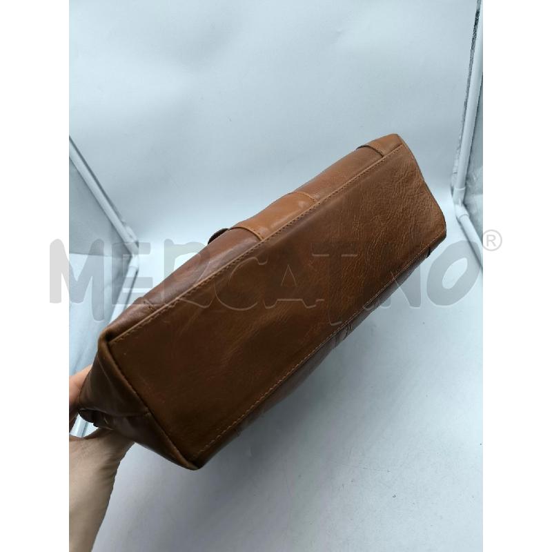 BORSA DONNA RIFLESSI MARRONE IN PELLEA MANO | Mercatino dell'Usato Mestre 4
