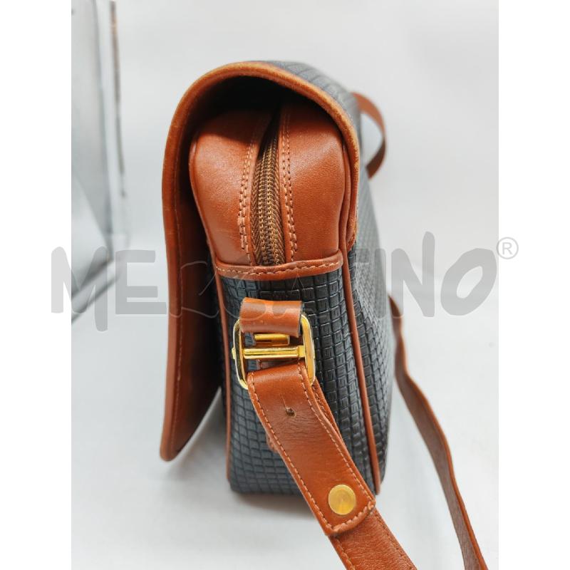 BORSA DONNA STEPAN NERA MARRONE QUADRATINI | Mercatino dell'Usato Mestre 3