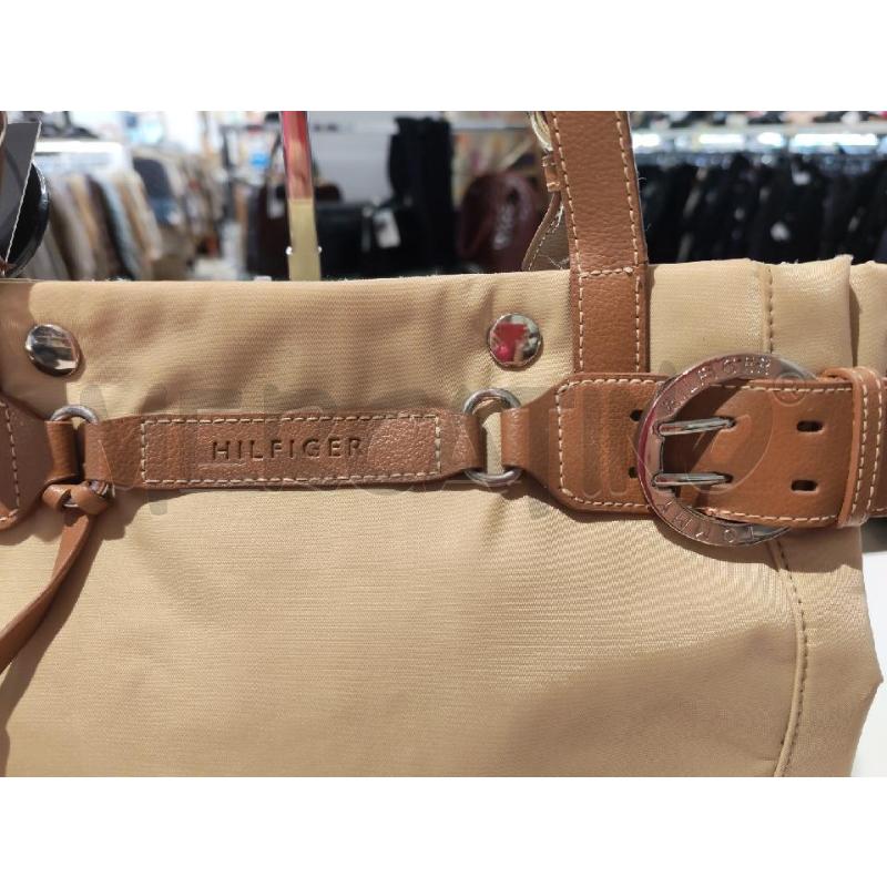 BORSA DONNA TOMMU HILFIGER BEIGE  | Mercatino dell'Usato Mestre 2