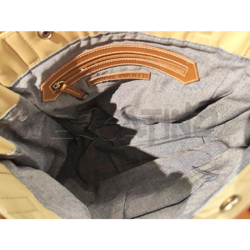 BORSA DONNA TOMMU HILFIGER BEIGE  | Mercatino dell'Usato Mestre 4