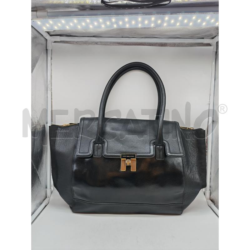 BORSA DONNA TOMMY HILFIGER NERA | Mercatino dell'Usato Mestre 1