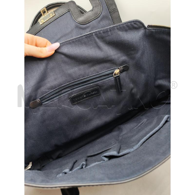 BORSA DONNA TOMMY HILFIGER NERA | Mercatino dell'Usato Mestre 4