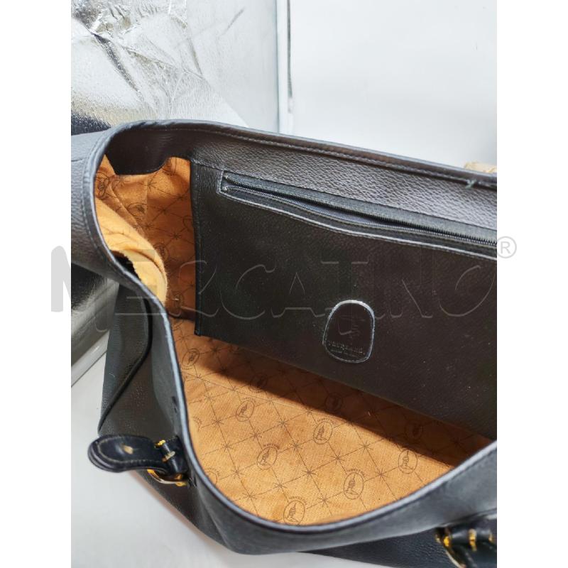 BORSA DONNA TRUSSARDI NERA A BAULETTO  | Mercatino dell'Usato Mestre 5