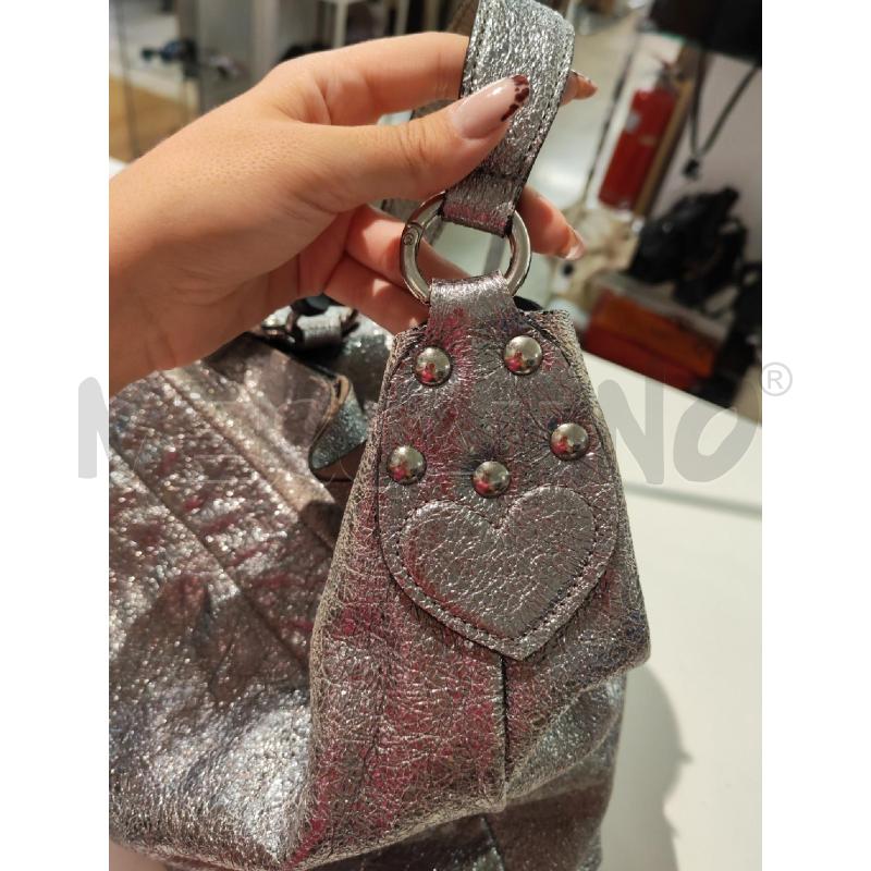 BORSA DONNA TWINSET PELLE ARGENTATA | Mercatino dell'Usato Mestre 2