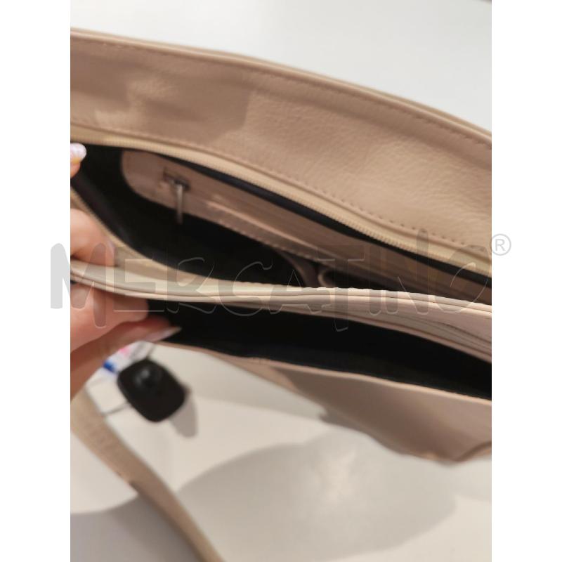 BORSA DONNA VERA PELLE BEIGE TRACOLLA SM | Mercatino dell'Usato Mestre 3
