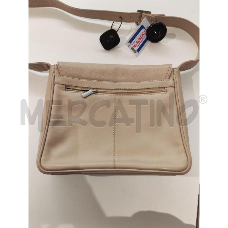 BORSA DONNA VERA PELLE BEIGE TRACOLLA SM | Mercatino dell'Usato Mestre 4