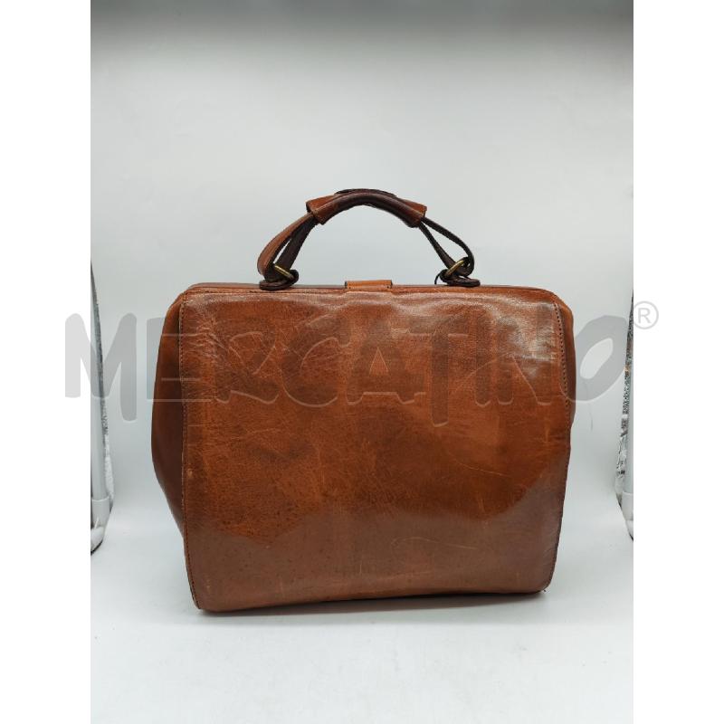 BORSA DONNA VINTAGE MARRONE CON INTRECCI DAVANTI | Mercatino dell'Usato Mestre 3