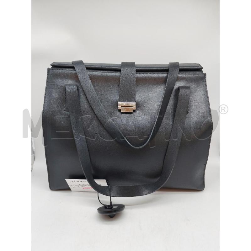 BORSA DONNA ZENITH NERA VERA PELLE | Mercatino dell'Usato Mestre 1