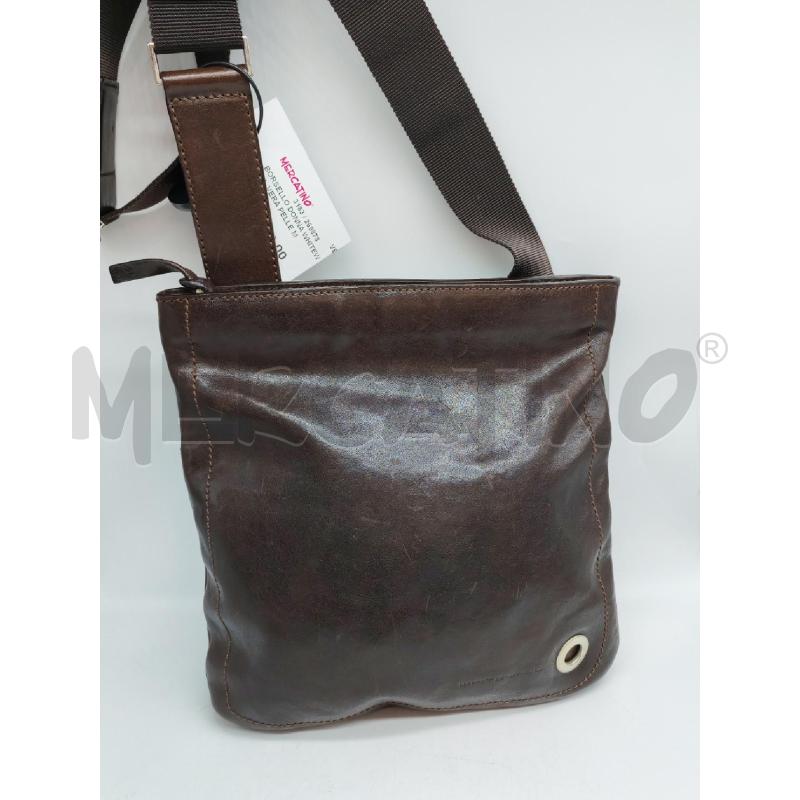 BORSELLO DONNA WHITEWALL VERA PELLE MARRONE | Mercatino dell'Usato Mestre 1