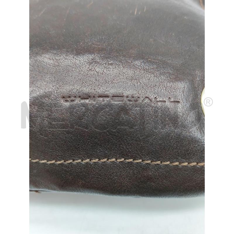 BORSELLO DONNA WHITEWALL VERA PELLE MARRONE | Mercatino dell'Usato Mestre 5