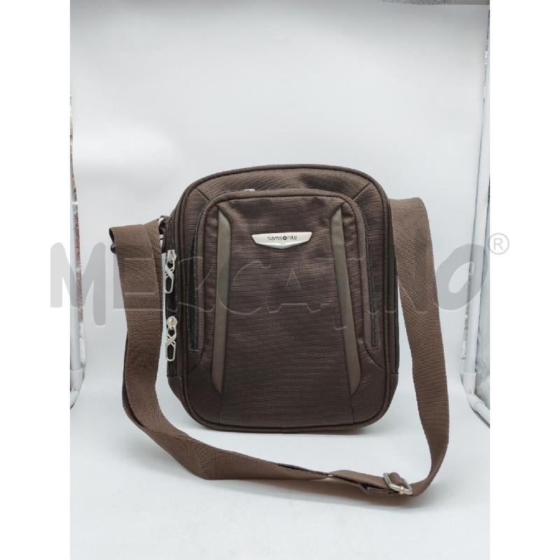 BORSELLO UOMO SAMSONITE MARRONE | Mercatino dell'Usato Mestre 1