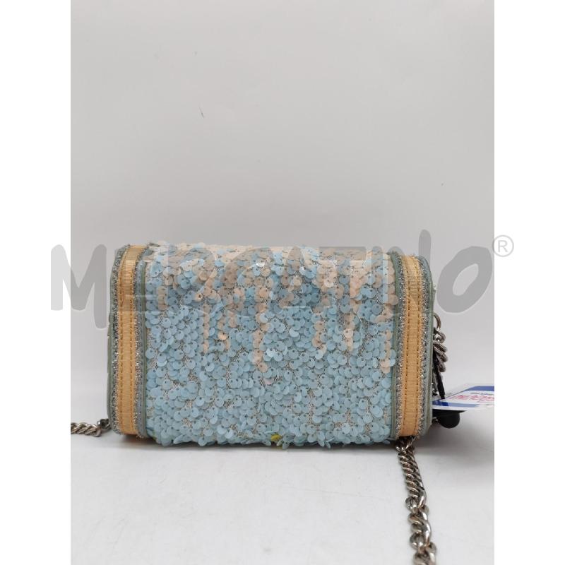 BORSETTA DONNA ALEX MAX STRASS AZZURRI GIALLI | Mercatino dell'Usato Mestre 4